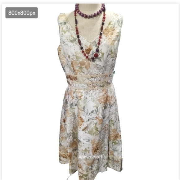 SCARLETTE Fit & Flare Floral dress size 16 - Picture 2 of 6